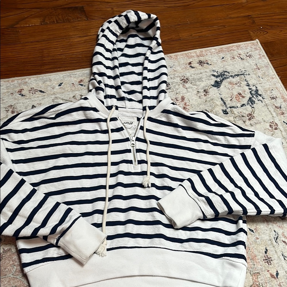 Striped Hoodie Sweater
